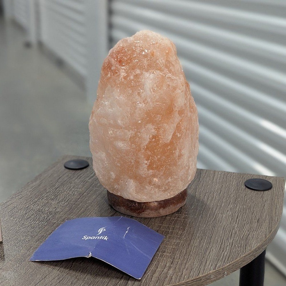 Boho Coastal Crystal Himalayan Salt Lamp Wellness Zen - no lamp or base
